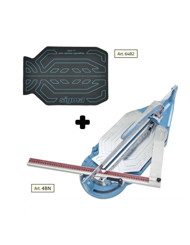 Tile cutter SIGMA 4bn cm 62  push engraving + mat for mosaic 64b2