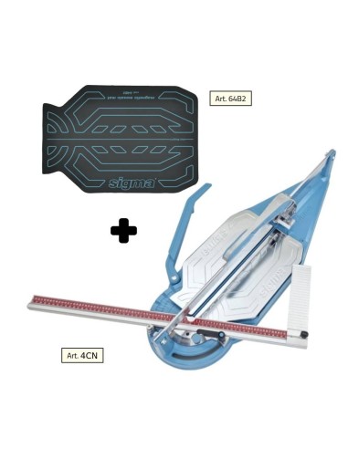 2 - Tile cutter SIGMA 4cn cm 76  push engraving + mat for mosaic 64b2