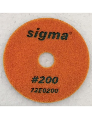 MOLA DIAMANTATA SIGMA 72E0200 GRANA 200 PER FINITURA ø 100 CON VELCRO