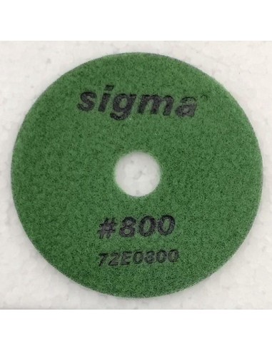 2 - DIAMOND GRINDING WHEEL SIGMA 72E0800 ø 100 WITH VELCRO 800-GRIT SEMI-POLISHING