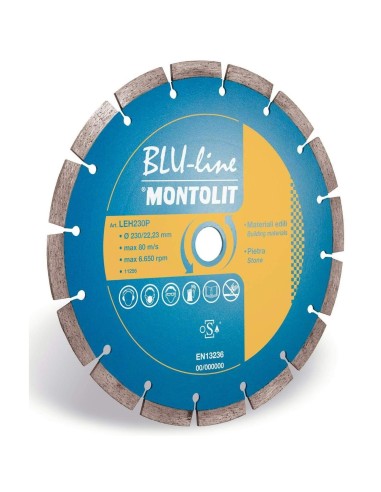 2 - DIAMOND DISC 230 MM FOR BUILDING INDUSTRY MONTOLIT LASERMONT LEH230P