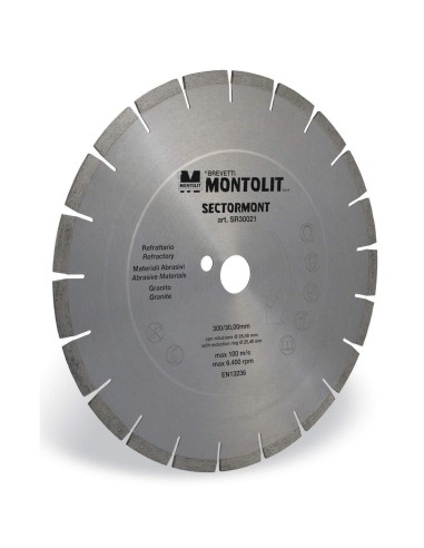 2 - DIAMOND DISC 350 MM FOR REFRACTORY ABRASIVE MATERIALS GRANITE PORPHYRY MONTOLIT SECTORMONT SR35025