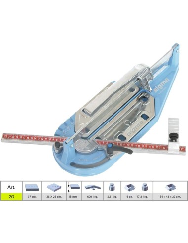1 - Sigma Tile Cutter 2G Pull Handle 14,6 inc 37 cm