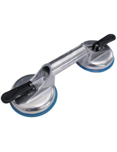 1 - DOUBLE ALLUMINIUM SUCTION CUP 51L Ø120MM STRONG LOCKING CAPACITY MAX 80KG
