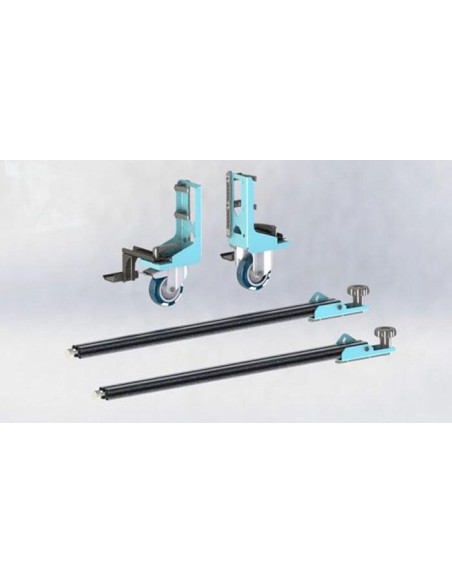 2 - COMPLETE CARRIAGE KIT WITH 2WHEELS + 2OPENING FEET SIGMA 421 FOR KERA-LIFT 1A4-1A5
