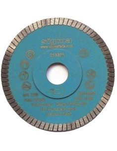 1 - DIAMOND DISC SIGMA 75D Žÿ 125 mm BORE 22,2 mm THICK 1,4 mm