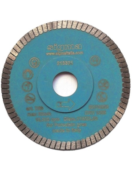 1 - DIAMOND DISC SIGMA 75D Žÿ 125 mm BORE 22,2 mm THICK 1,4 mm
