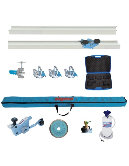 1 - TILE CUTTER SIGMA 8AE2 KERA-CUT EXT CM 332 + 38F11PD KERA-FLEX EXT + WATERKIT