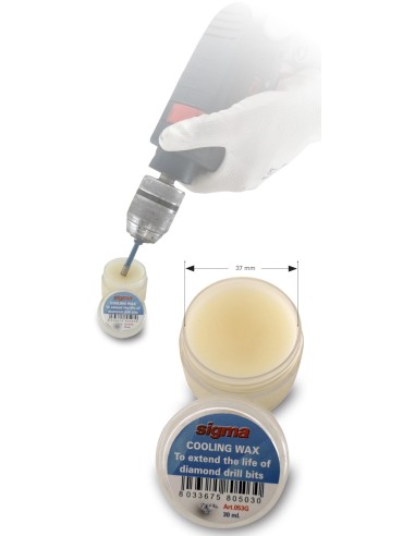 1 - COOLING WAX GEL 30ml SIGMA 53G FOR DIAMOND DRILL BIT WET DRILLING