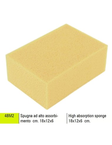 1 - HIGH ABSORPTION SPONGE 18X12X6 cm SIGMA 48M2