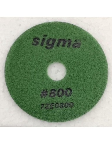 1 - DIAMOND GRINDING WHEEL SIGMA 72E0800 ø 100 WITH VELCRO 800-GRIT SEMI-POLISHING