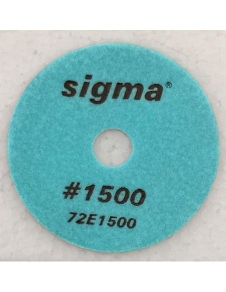1 - DIAMOND GRINDING WHEEL SIGMA 72E1500 ø 100 WITH VELCRO 1500-GRIT POLISHING