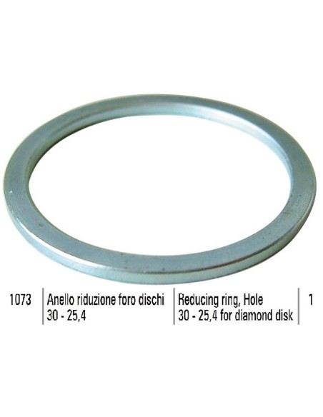 1 - SIGMA 1073 REDUCING RING HOLE 30 - 25,4 mm FOR DIAMOND DISK