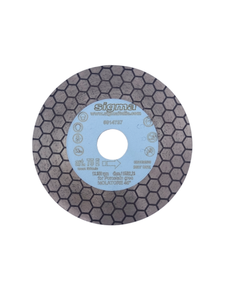 1 - Long life d 115 diamond blade for cutting and grinding SIGMA 075e