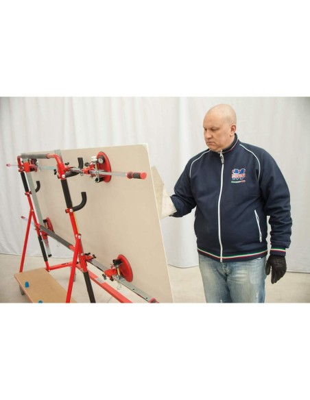 CARRELLO PER TRASPORTO E LAVORAZIONE LASTRE DI GRANDE FORMATO MONTOLIT GOAL EVO