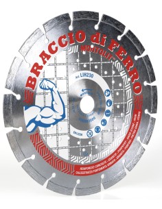 DISCO DIAMANTATO LASERMONT MONTOLIT LIH 230 MM PER CALCESTRUZZO GRANITO PORFIDO