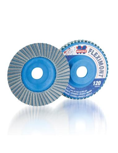 DISCO DIAMANTATO LAMELLARE GRANA 120 Ø115MM MONTOLIT FLEXIMONTGM