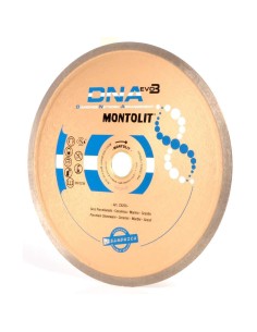DISCO DIAMANTATO 250 MM MONTOLIT DNA CX250 PER GRES CERAMICA DELICATA MARMO GRANITO