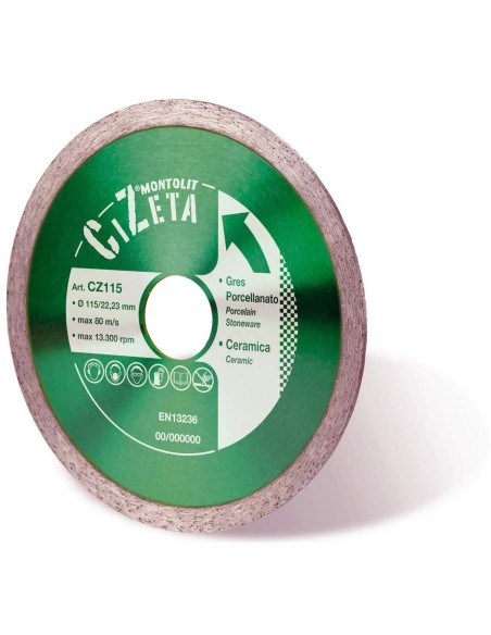 DISCO DIAMANTATO 100 MM MONTOLIT CERMONT CZ100 PER GRES E CERAMICA