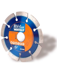 DISCO DIAMANTATO 125 MM MONTOLIT LASERMONT LEH125 PER MATERIALI DA COSTRUZIONE
