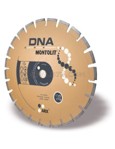 DISCO DIAMANTATO 400 MM MONTOLIT DNA LXA400 PER CALCESTRUZZO ASFALTO