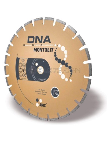 DISCO DIAMANTATO 450 MM MONTOLIT DNA LXA450 PER CALCESTRUZZO ASFALTO