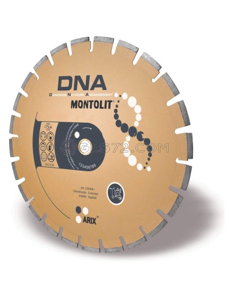 DISCO DIAMANTATO 450 MM MONTOLIT DNA LXA450 PER CALCESTRUZZO ASFALTO