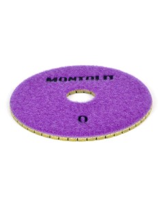 MOLA DIAMANTATA GRANA GROSSA Žÿ 100 CON ATTACCO VELCRO MONTOLIT PDR0