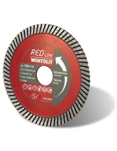 DISCO DIAMANTATO 125 MM MONTOLIT TURMONT TBH125 PER CALCESTRUZZO E GRANITO