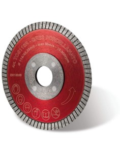 DISCO DIAMANTATO 115 MM MONTOLIT TURMONT TCS115R PER GRES E CERAMICA DURA