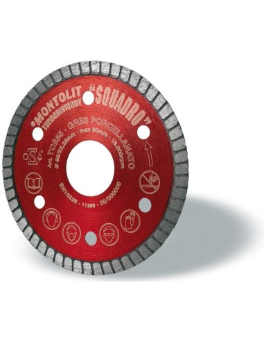 DISCO DIAMANTATO 85 MM MONTOLIT TURMONT TCS85 PER GRES E CERAMICA DURA