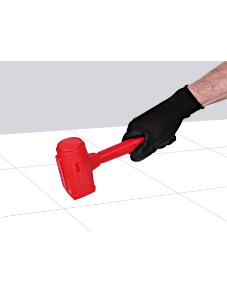 MAZZETTA MARTELLO IN GOMMA 1KG ANTISEGNO PER PIASTRELLE MONTOLIT MONTHOR1000