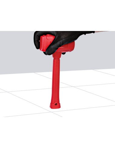 MAZZETTA MARTELLO IN GOMMA ANTISEGNO PER PIASTRELLISTA 500G MONTOLIT MONTHOR500