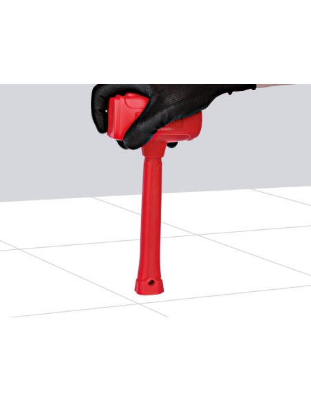 MAZZETTA MARTELLO IN GOMMA ANTISEGNO PER PIASTRELLISTA 500G MONTOLIT MONTHOR500