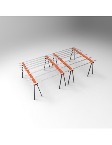 Set giunzione 2 pz per banco da lavoro portatile Battipav multi bench