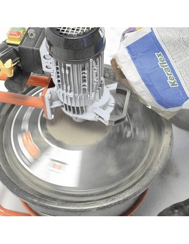 Miscelatore colla malta con frusta e secchio 115v 65lt Battipav mixer 50 super