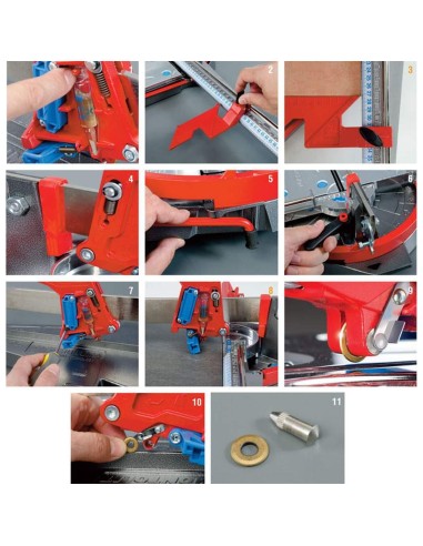 TILE CUTTER MACHINE MANUAL MONTOLIT MASTERPIUMA 155P3INCH CUTTING LENGHT 61 INCH