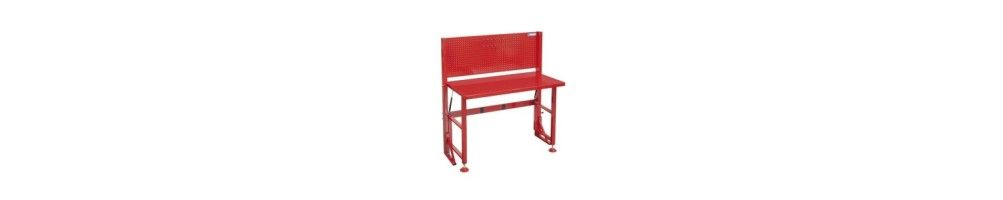 Foldable workbenches